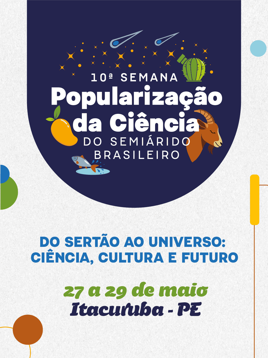 Festa da Ciência - Semana POP realiza sua décima edição em Itacuruba, no sertão de Pernambuco