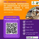 19022025 Especialização Internacional em Conservação de Recursos Genéticos.