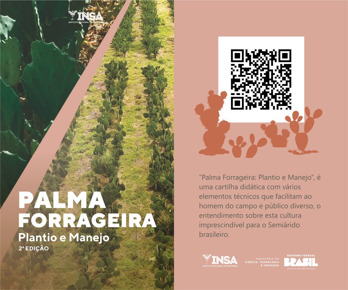 Cartilha Palma Forrageira. Plantio e manejo. 2ª edição