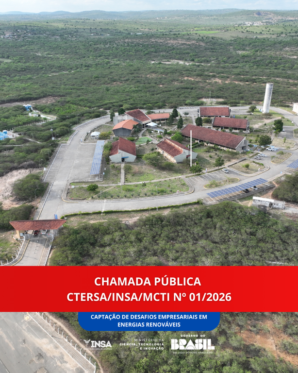 INSA/MCTI e CTERSA lançam Chamada de Captação de Desafios Empresariais em Energias Renováveis