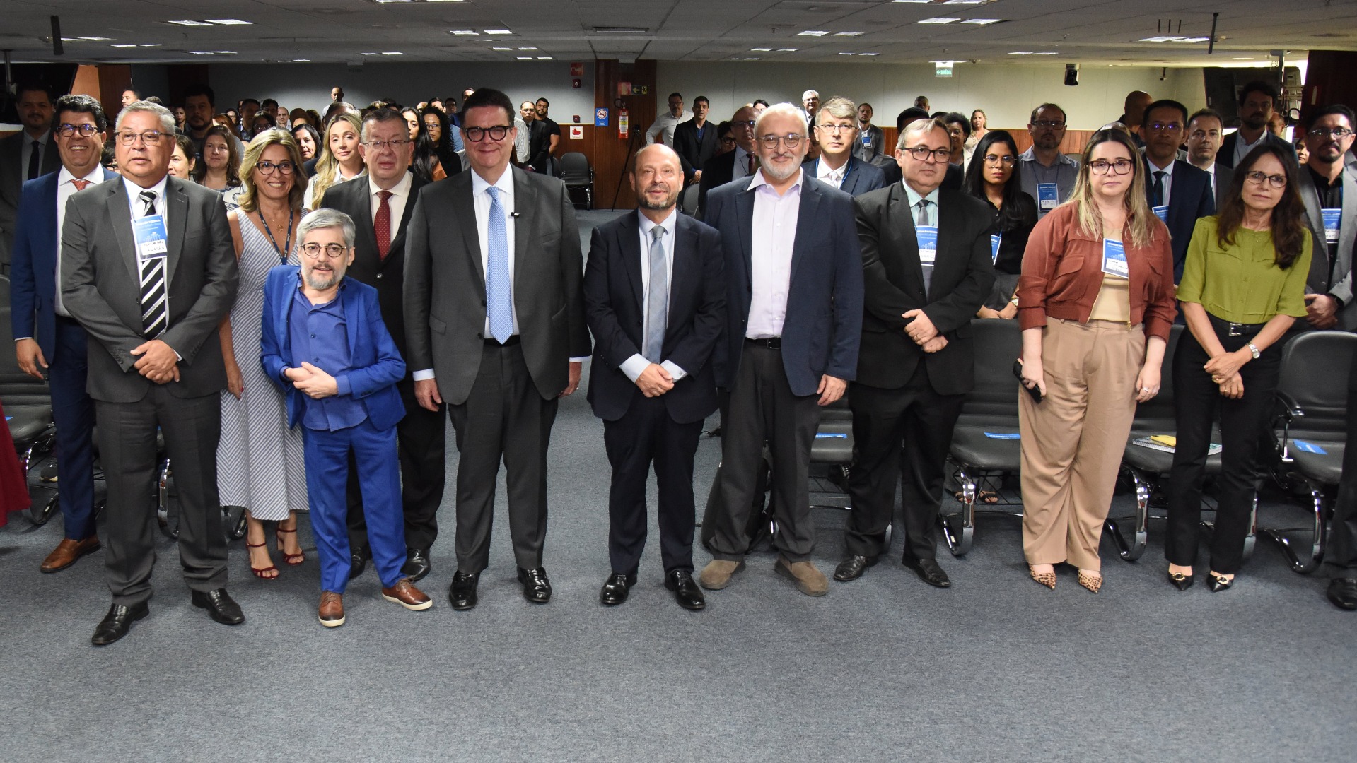 A abertura do evento contou com representantes do Ministério da Previdência Social, Dataprev e Anasps
