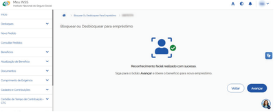 10 . Se o seu reconhecimento facial doi realizado com sucesso siga Avançar.png