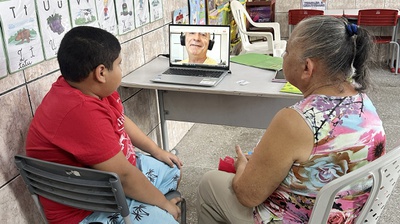 Família realiza perícia médica conectada em Maranguape (CE)