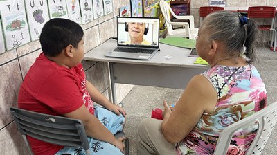 Família realiza perícia médica conectada em Maranguape (CE)