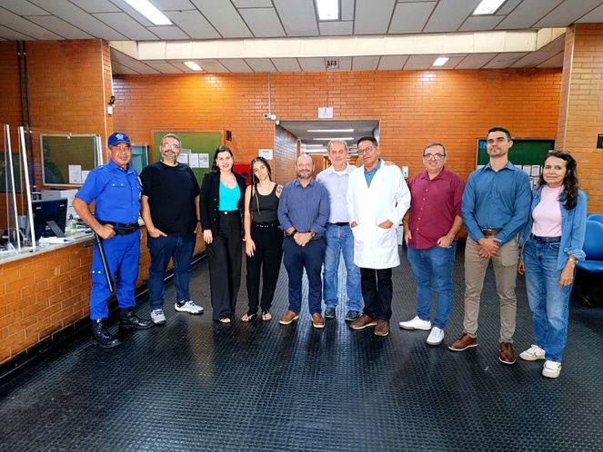 Presidente do INSS e equipe que realizou mutirão em Goiânia (GO).