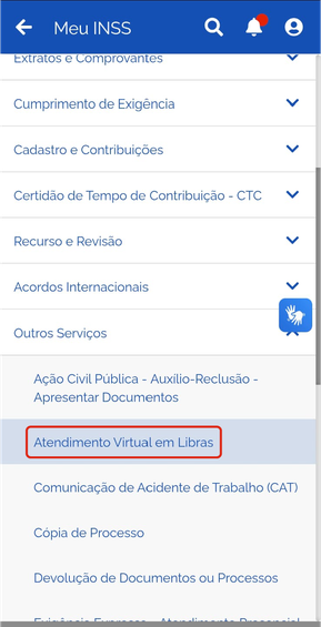 Print 4 - atendimento virtual em libras