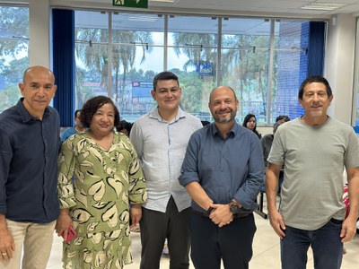 Presidente do INSS e equipe da APS Planaltina (DF).