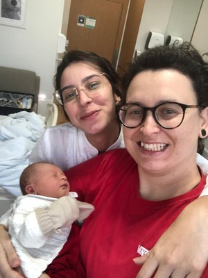 Daniela, Elaine e Cecília