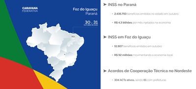 Mapa caravana paraná