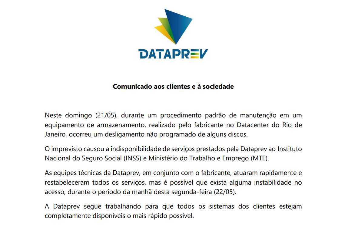 Nota Dataprev