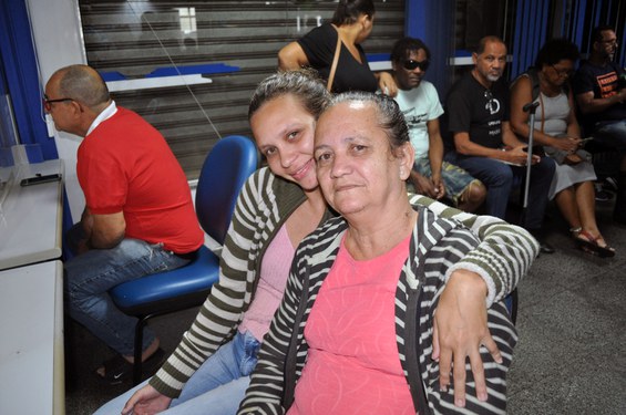 Marcia e a filha Patrícia