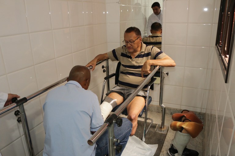 Segurado sendo atendido