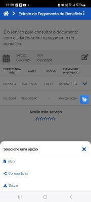Compartilhe documentos direto do app!