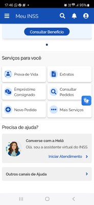 Clique no sininho que aparece no topo da tela