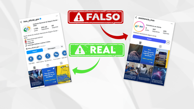 Perfil falso em rede social