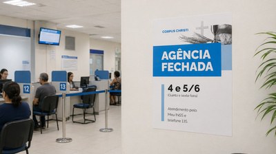 Agências do INSS não abrem nesta quinta (4) e sexta-feira (5) devido a feriado