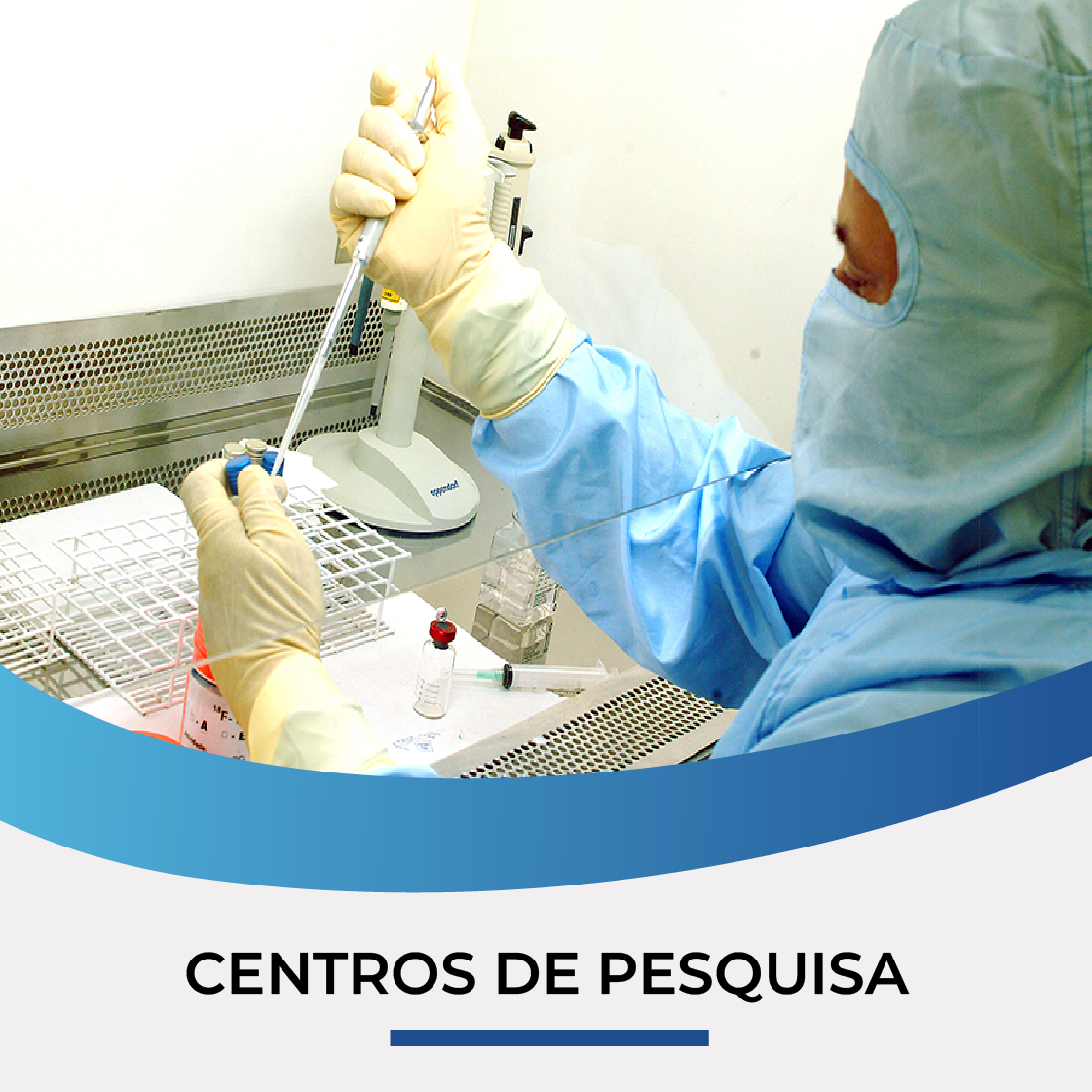 Acesse a lista dos centros de pesquisa.