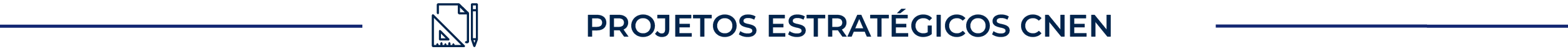 Início da seção PROJETOS ESTRATÉGICOS CNEN