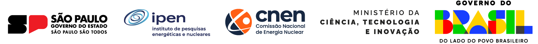 Banner com as logos das entidades autárquicas ligadas ao IPEN