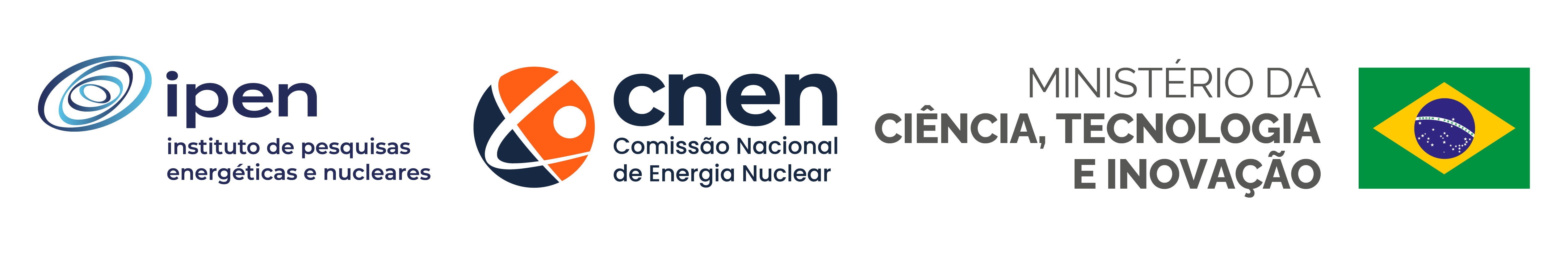 Banner com as logos das entidades autárquicas ligadas ao IPEN