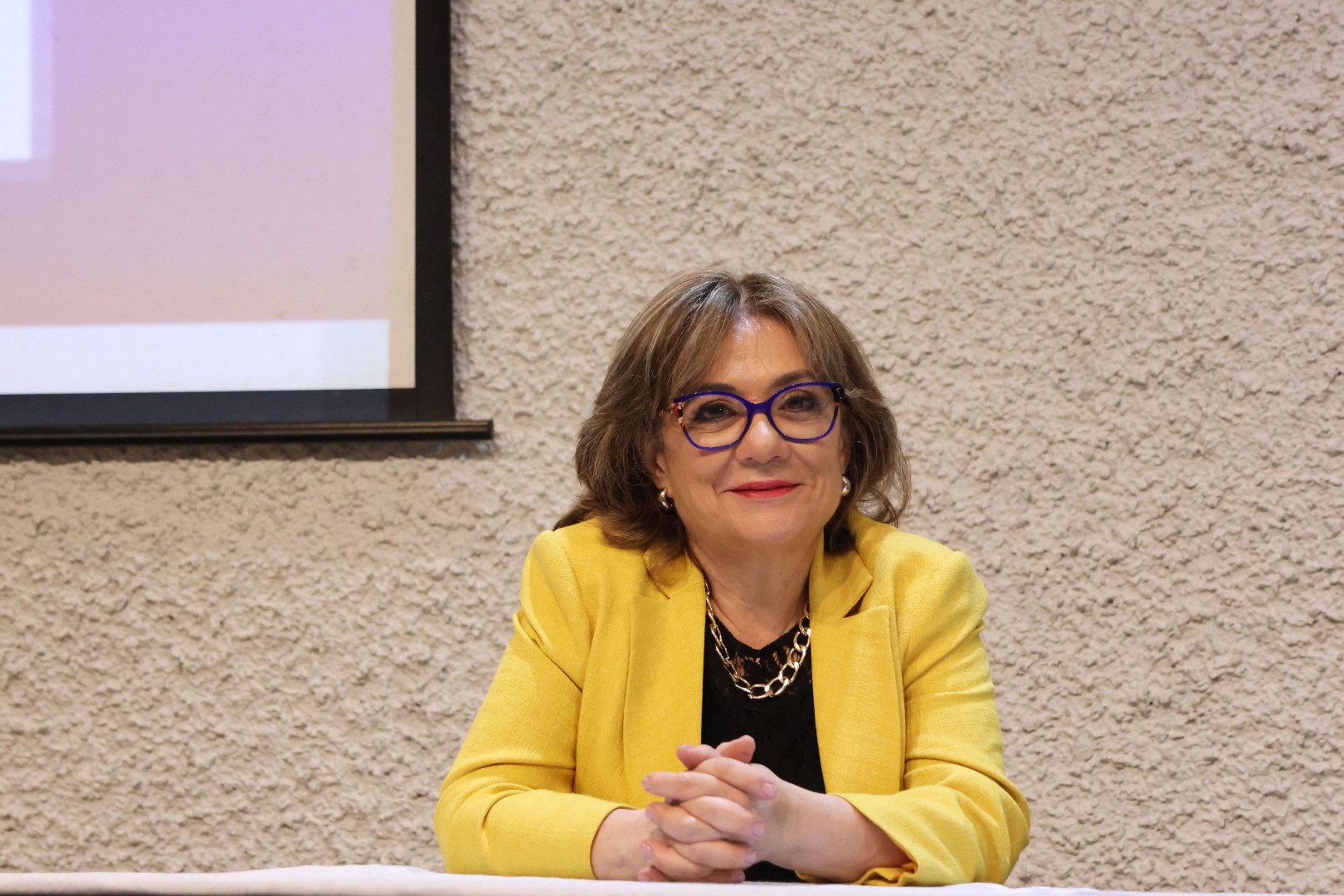 Isolda Costa, diretora-superintendente do IPEN, na abertura do evento