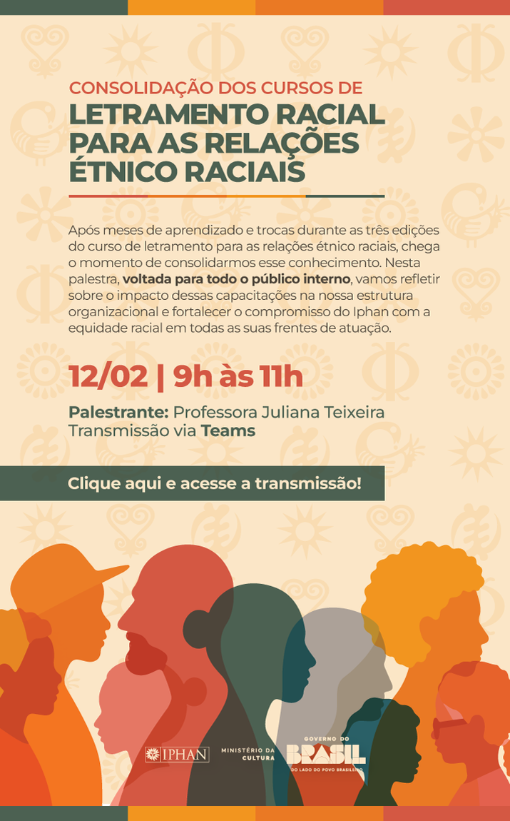 Palestra de consolidação do Curso de Letramento para as Relações Étnico-Raciais