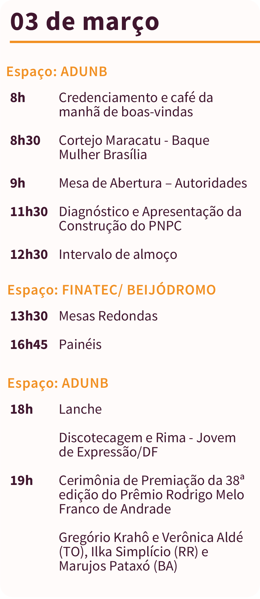 3 de marco