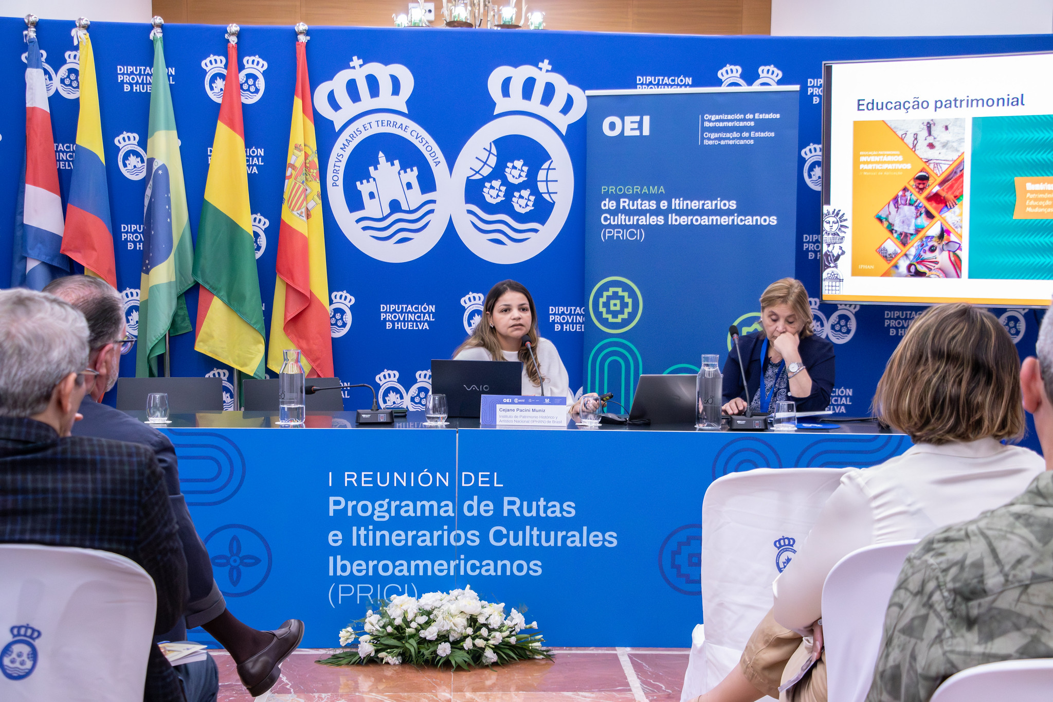 Diretora do Dafe/Iphan, Cejane Pacini, representa o Iphan em agenda com a OEI, na Espanha.