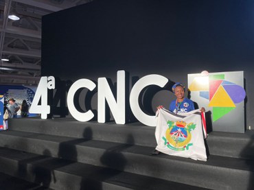 Delegada da sociedade civil pelo Estado do Maranhão, Francinete Braga. Foto: Guilherme Gomes