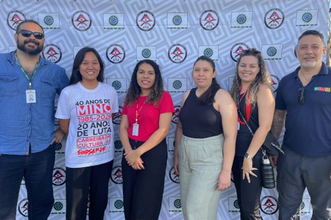 Equipe do Iphan presente na 11ª Reunião da Governança Geral do Território Indígena Xingu. Foto: Fernanda Araújo/Iphan