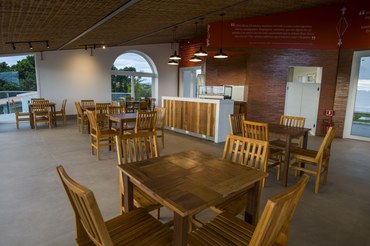 Café do Santuário Nacional São José de Anchieta, em Anchieta (ES) (Foto: Gabriel Lordelo).