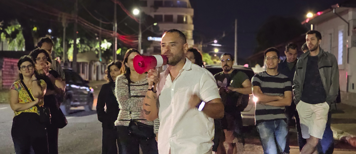 Banner caminhada