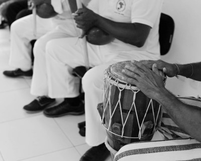 Atabaque na roda de Capoeira