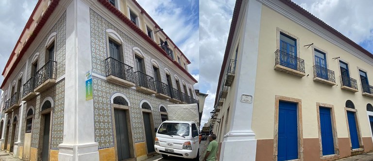 Os prédios da Rua da Palma e da Rua do Giz totalizam 22 apartamentos, somando mais de R$ 1,5 milhão em investimentos do Iphan. (Fotos: Iphan)