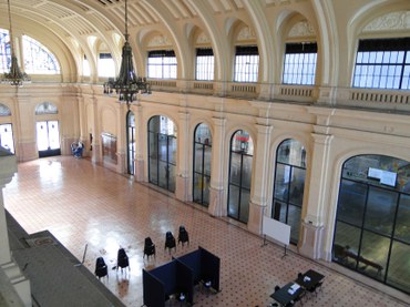 Área interna da Estação Júlio Prestes. (Foto: Carolina Padua/Arquivo Iphan-SP)