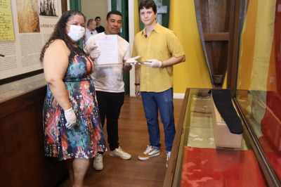 Equipe do Iphan-Ap e terçado