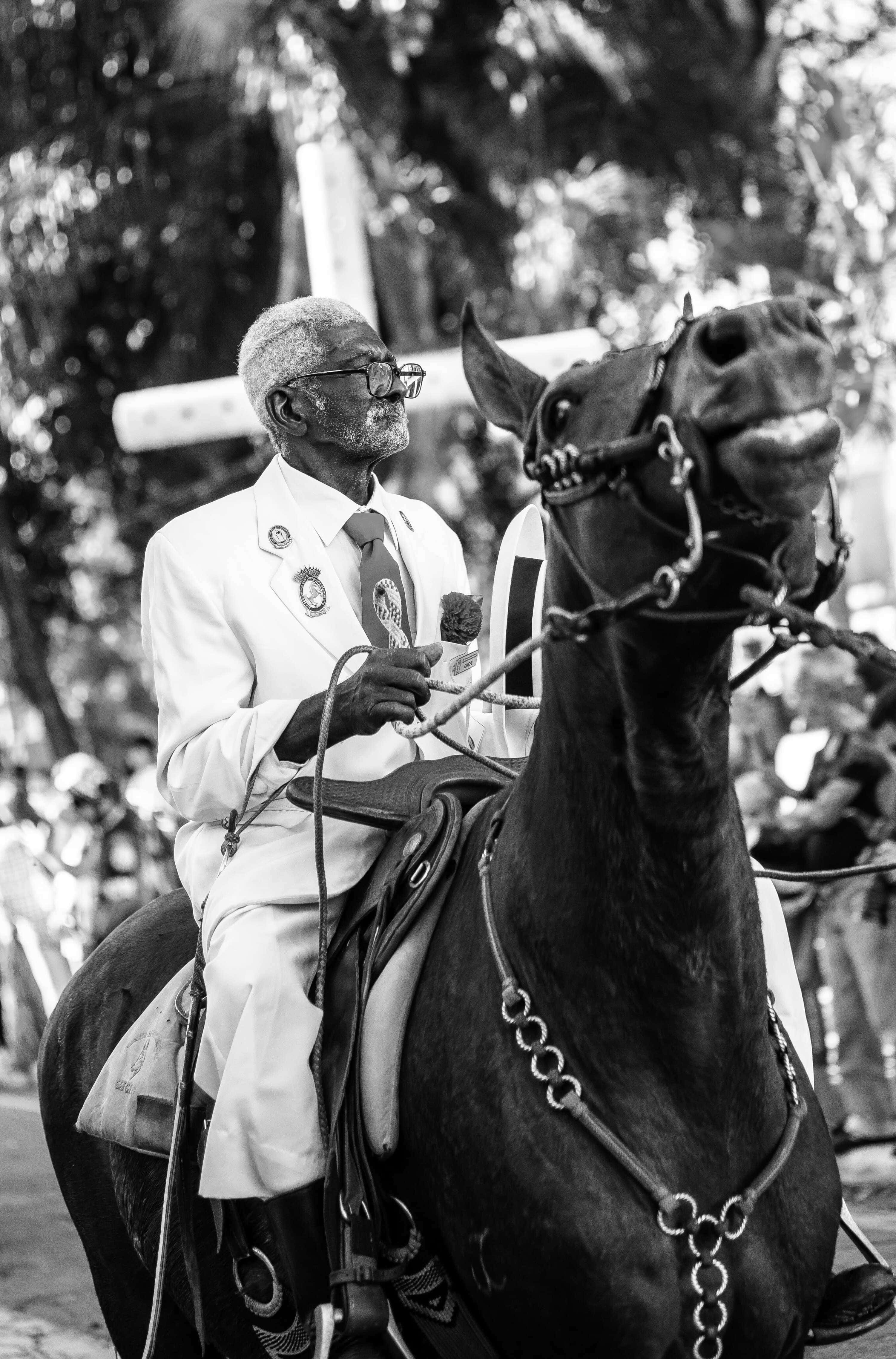 Geraldo Terra, de 89 anos, o mais antigo dos mantenas