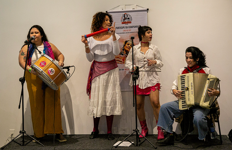 Apresentação do grupo Mulheres Forrozeiras (Foto: Oscar Liberal/Iphan)