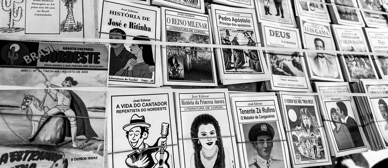 A Literatura de Cordel é registrada como Patrimônio Cultural do Brasil desde 2018. As ações de preservação abrangem o Repente, registrado em 2021. (Foto: Daniella Castro)