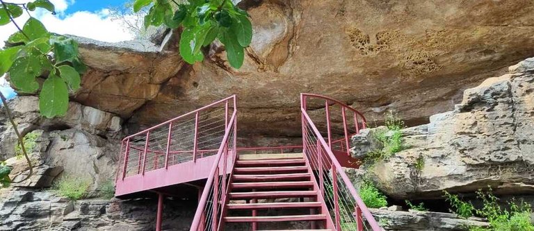 estrutura para visitantes do Complexo Arqueológico Nova Esperança 