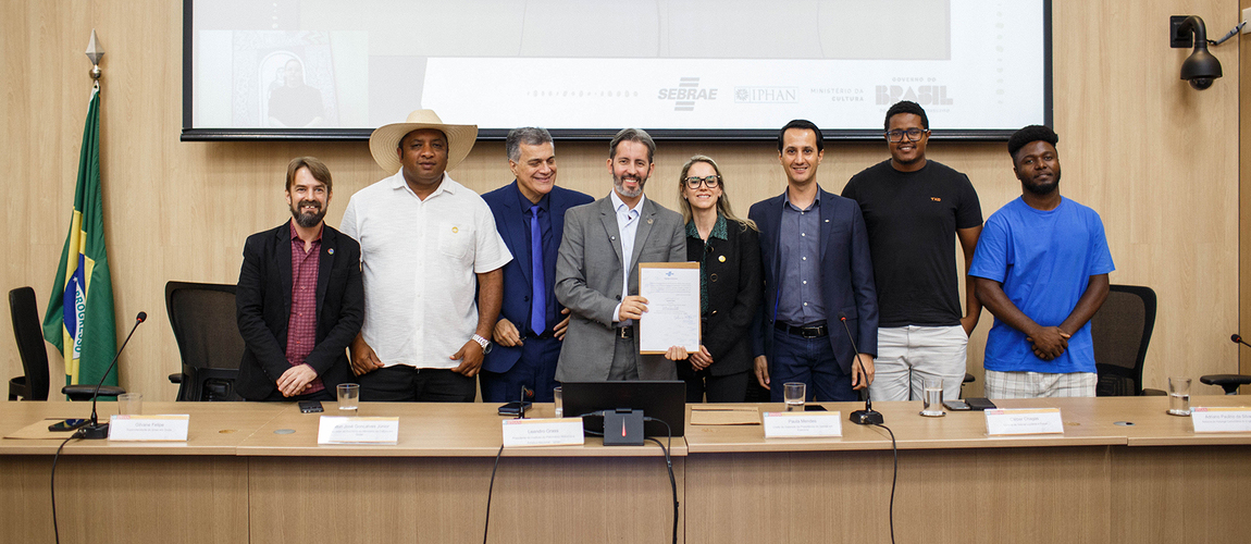 O evento ocorreu na sede do Iphan, em Brasília (DF), às 14h, e foi transmitido ao vivo pelo YouTube