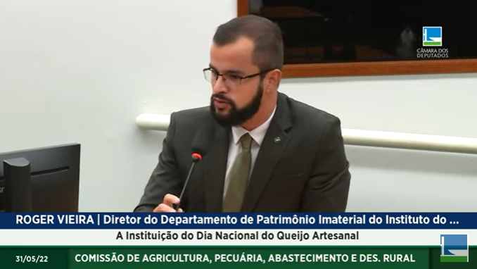 Diretor do Departamento de Patrimônio Imaterial (DPI), Roger Vieira