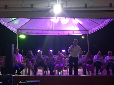 O presidente do Iphan, Leandro Grass, no evento de lançamento do canteiro-modelo de Porto Nacional (TO).