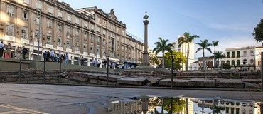 No século XIX, o Cais do Valongo funcionou como ponto de desembarque e comércio de pessoas escravizadas. (Foto: Oscar Liberal)