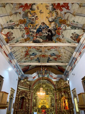 forro interno do Mestre Ataíde