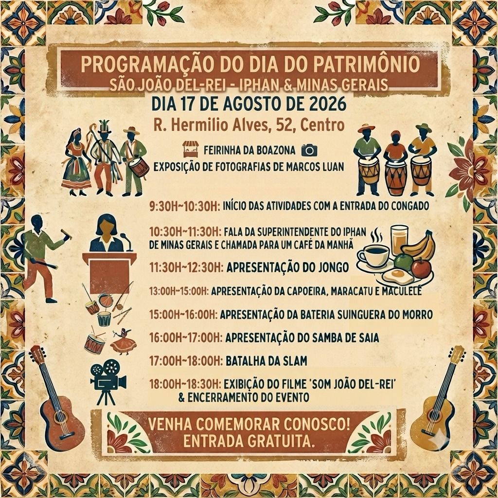 Programação Mês do Patrimônio