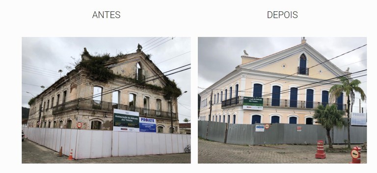 O Sobrado dos Toledos foi construído na primeira metade do século XIX e estava em ruínas antes das intervenções. (Fotos: Iphan/SP)