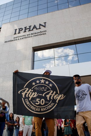 Movimento entrega ao Iphan inventário sobre o Hip Hop no Brasil (Foto: Mariana Alves)
