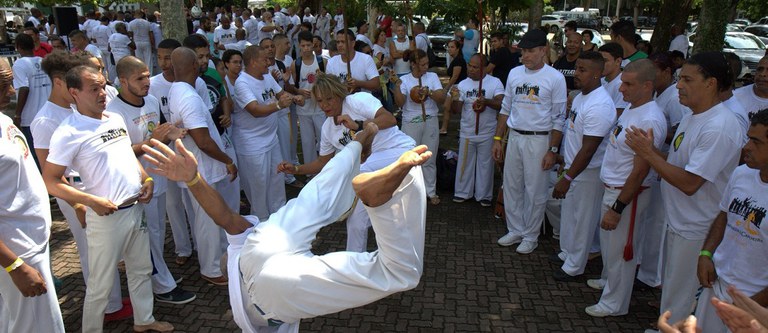 Roda de Capoeira no Rio de Janeiro (Foto: Oscar Liberal)