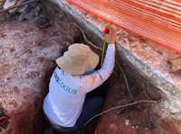 Obras do BRT em Goiânia (GO) revelam estruturas do início da capital